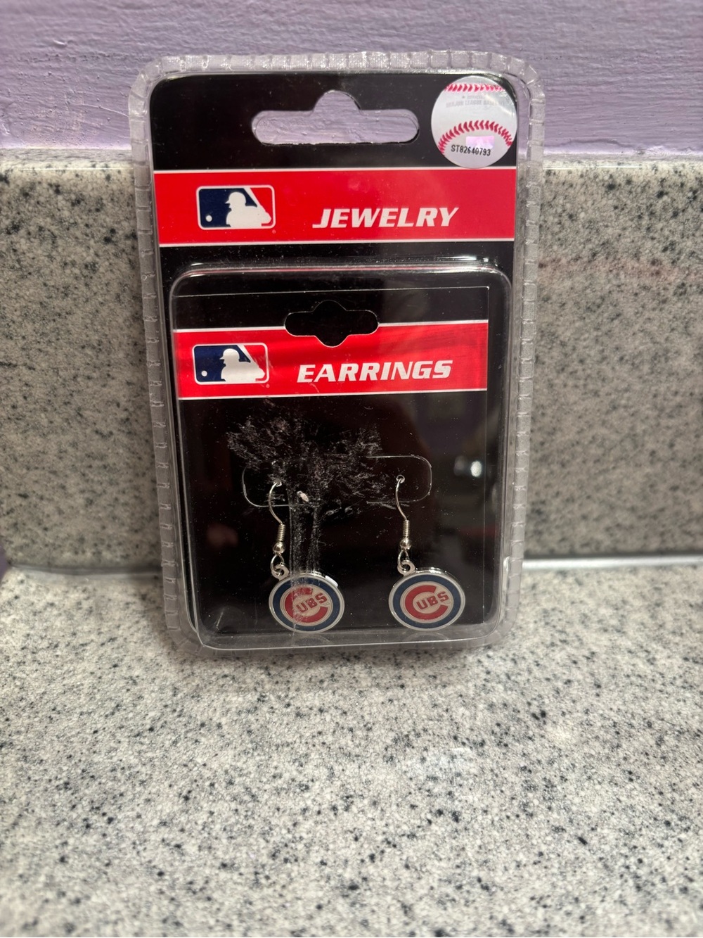 MLB Chicago Cubs logo earrings jewelry 1 pair